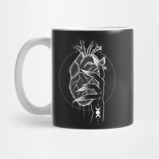 Witch Hand and Heart Mug